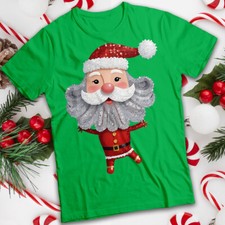 Mens and Womens Sparkly Santa