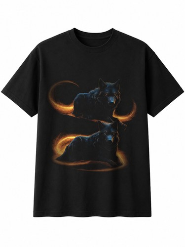 Double exposure fenrir wolf - exposure,