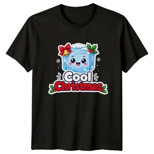 Christmas shirt cute - t-shirt, sparkly