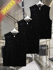3 Sexy Hot Sparkly Tank Top