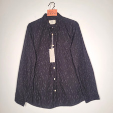 Folk Shirt Mens Medium Black