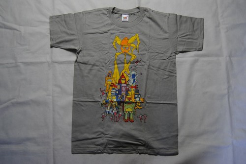 Fiction plane robot shirt - fiction,