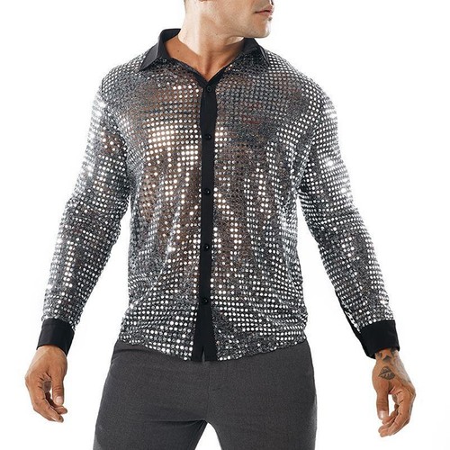 Stylish men sequin party - sequin,