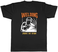 Welding Mens T-Shirt Sparks