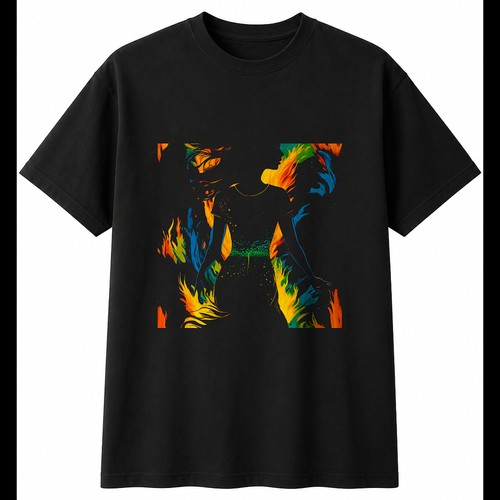 Psychedelic mermaid with - mermaid,