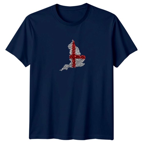 Sparkly england map - england, st