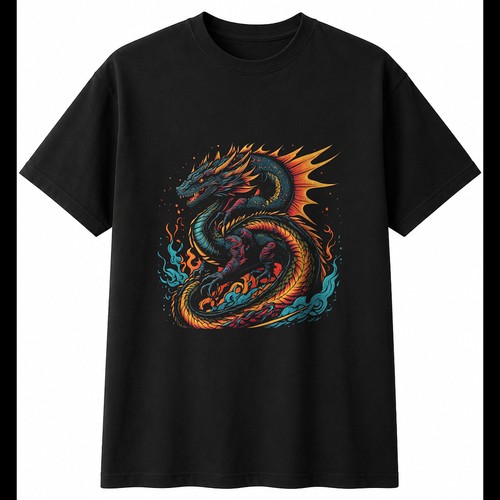 Tattoo basilisk with sparks - tattoo,