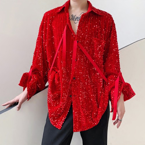 Men sequin long - men,