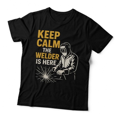 Keep calm the welder here - calm,