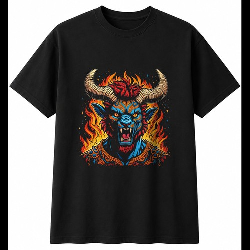 Tattoo faun with - faun,