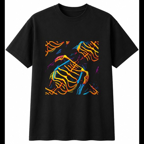 Neon rib cage with - neon,