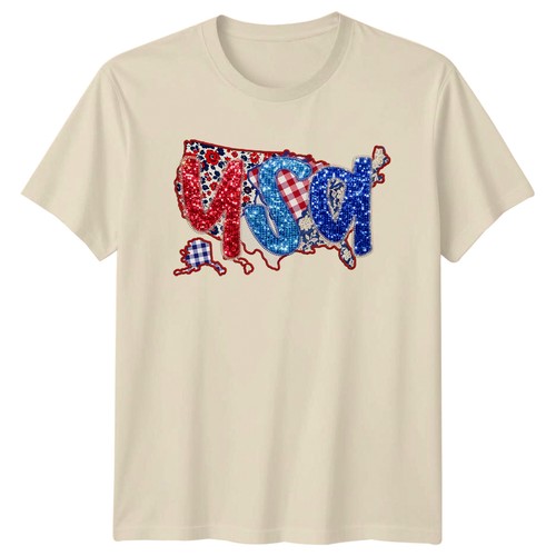 Sparkly patriotic usa map - usa,