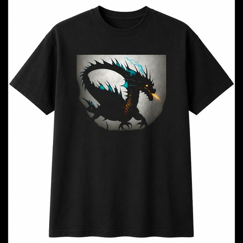 Sea dragon with sparks fantasy - sea,