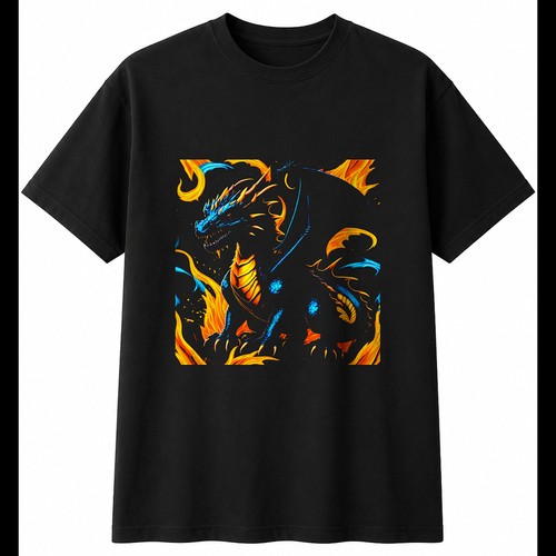 Neon baby dragon with - dragon,