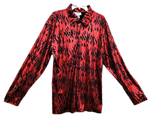 Charades disco shirt - shirt, sparkly