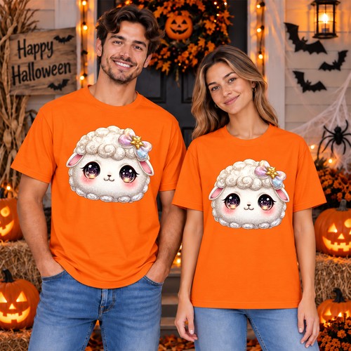 Cute sparkly lamb shirt - lamb, t-shirt