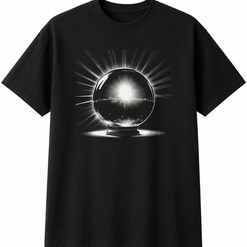 Greyscale crystal ball - crystal,