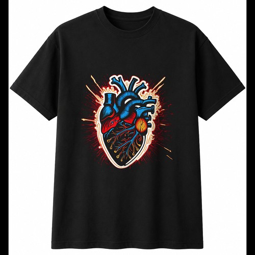 Tattoo anatomical heart with - tattoo,