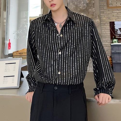 Men glitter sequins striped - men,