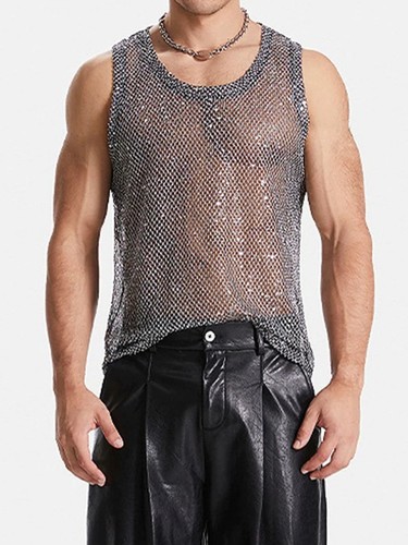 Men party tank top - party,