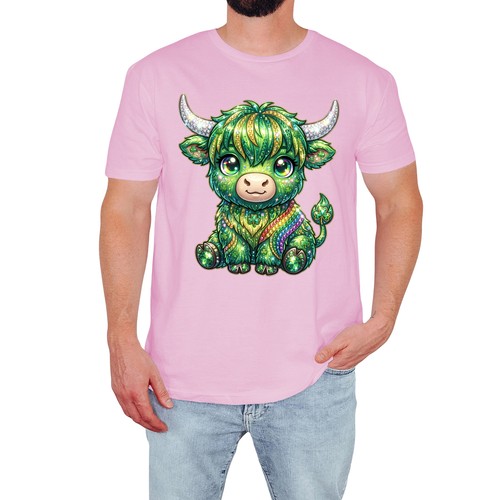 Cute cow mens - cow, t-shirt