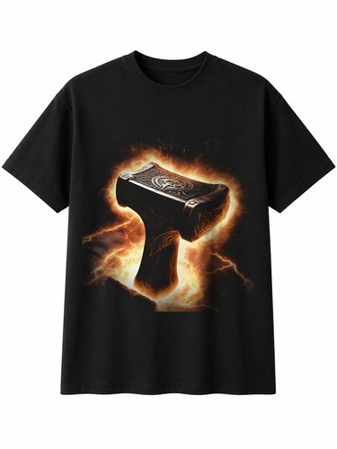 Fantasy art mjolnir hammer - fantasy,