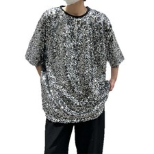 Men's Sequin Disco Shirts