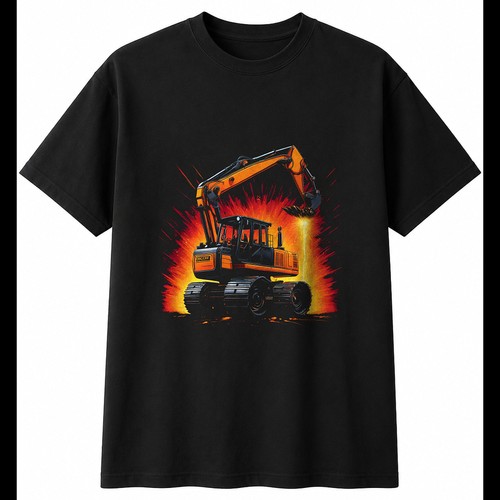 Digger with sparks retro mens - digger,