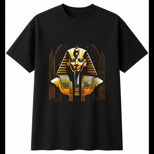 Graphic sphinx with sparks - graphic,