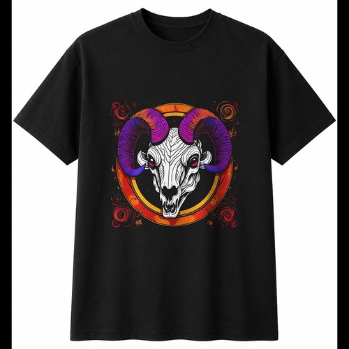 Tattoo ram skull - ram,