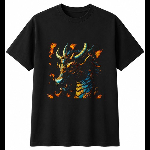 Tattoo qilin with sparks - tattoo,