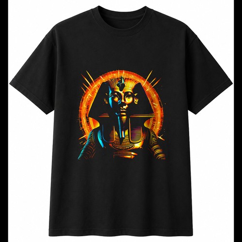 Neon sphinx with sparks - sphinx,